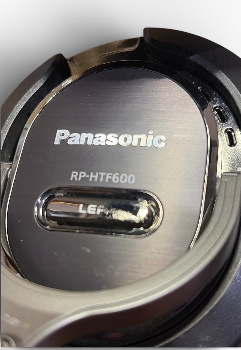 Panasonic RP-HTF600 Wired Over-Ear Headphones Black 3.5mm Stereo Monitor Studio