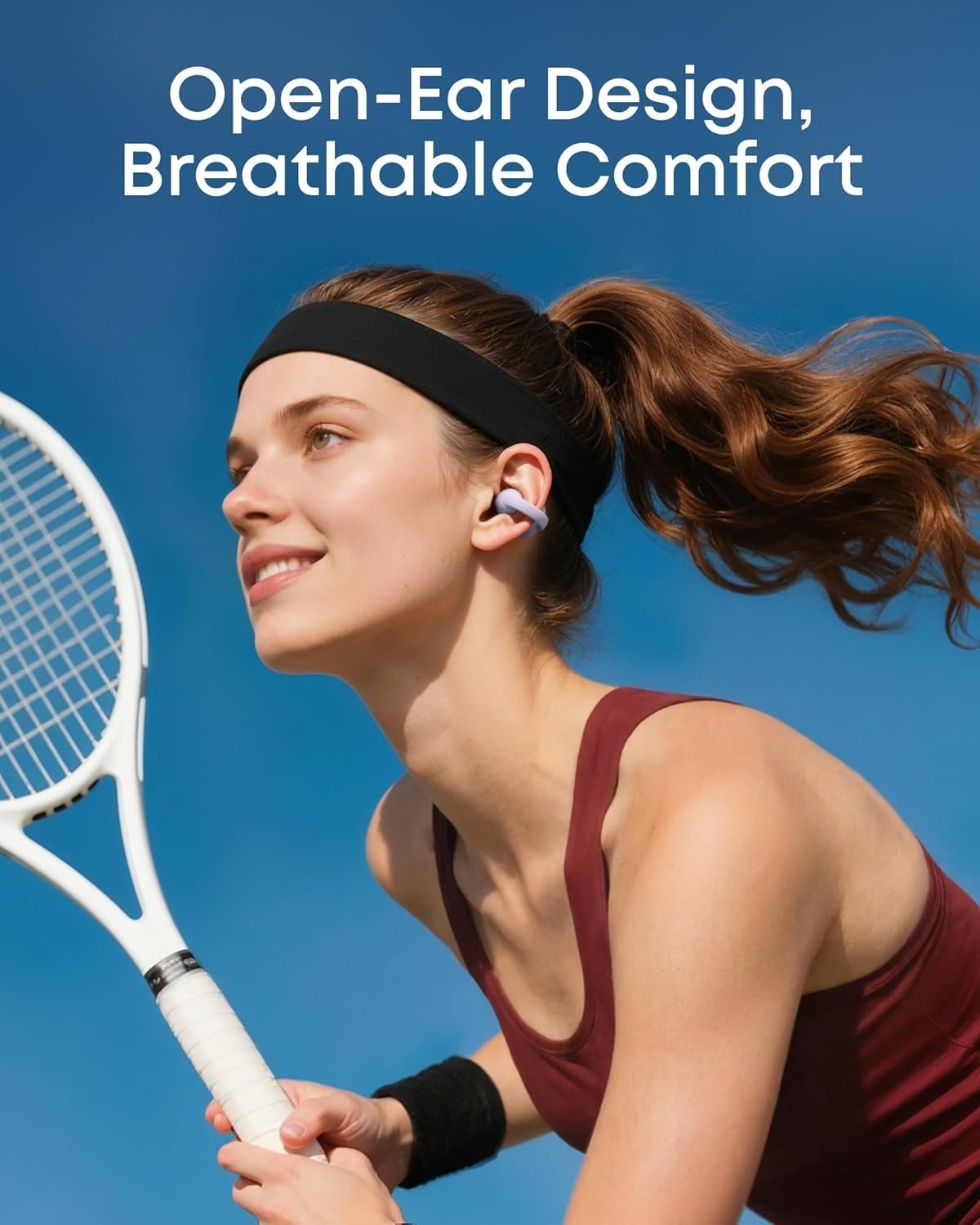 Ultra-Comfort C50i Wireless Headphones – FlexiClip Design for All-Day Wear