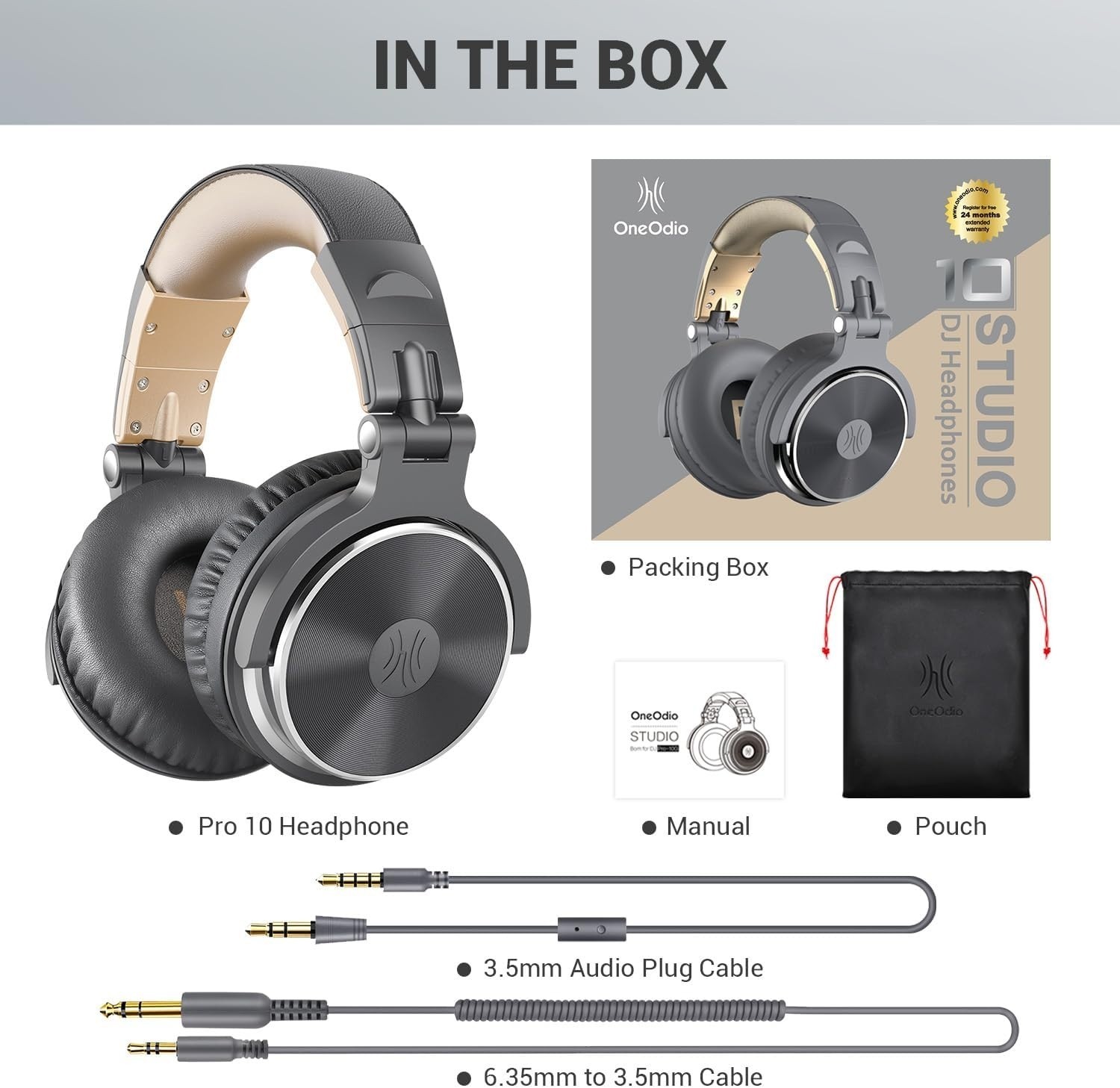 Audifonos Profesionales Auriculares Para DJ Headphone Professional Cielo Azul US