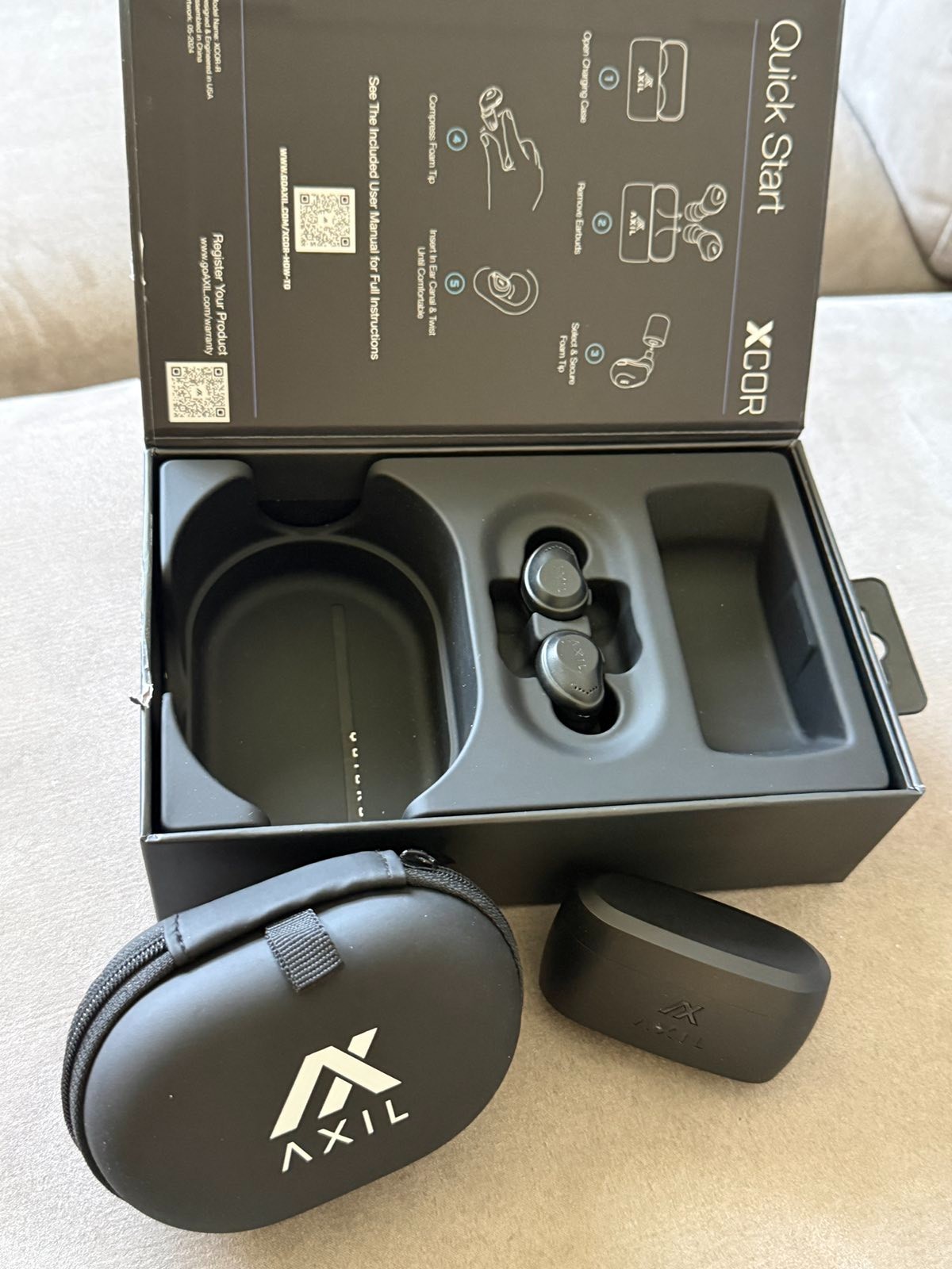 AXIL XCOR Wireless Digital EarPro Tactical Earbuds