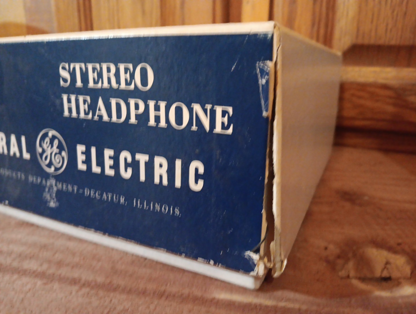 GE General Electric H-14 Stereo Headphones Vintage ELEGA of Japan Tested/WORKS