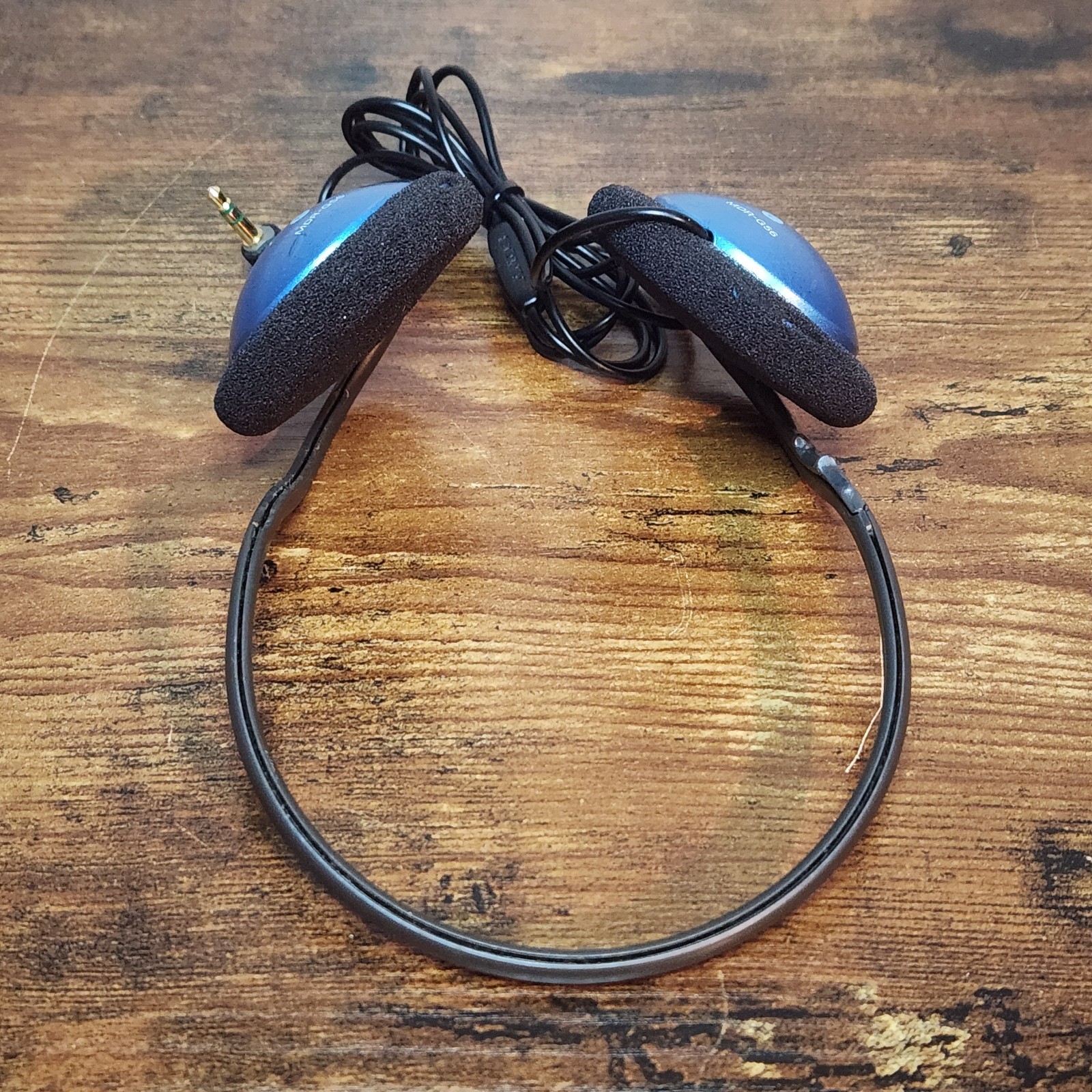 Sony MDR‑G56 Behind‑the‑Neck Street Style Headphones – Retro – Tested/Working