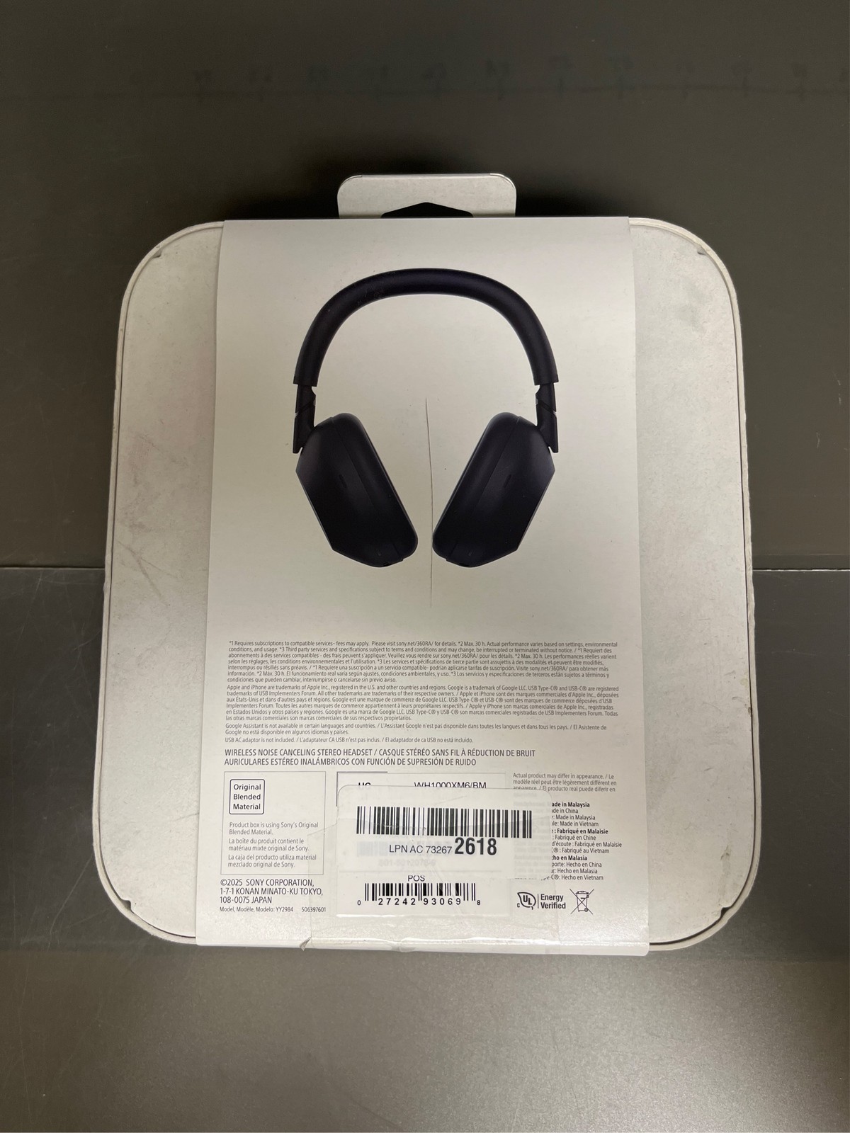 Sony WH-1000XM6 Best Wireless Noise Canceling Headphones | Black