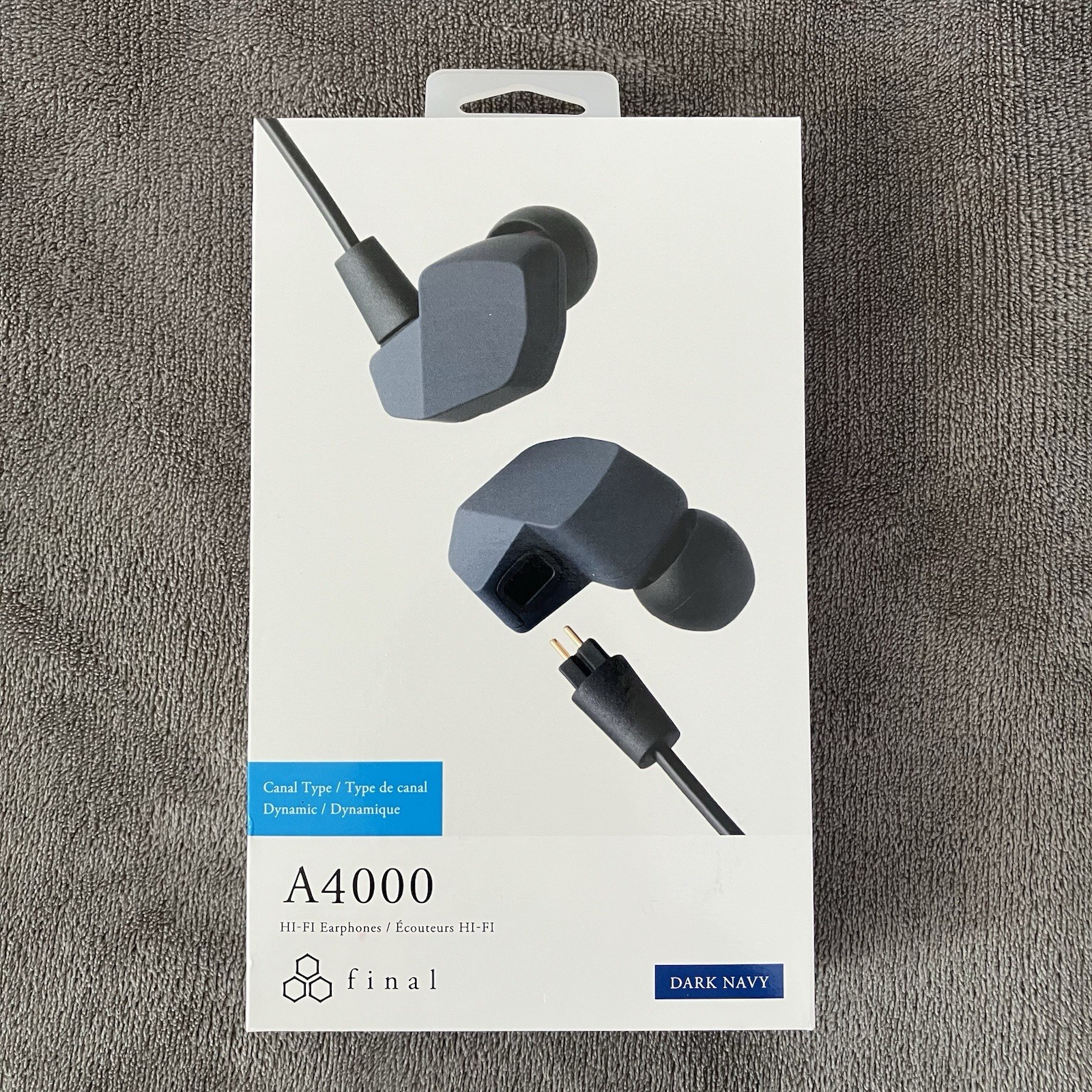 Final A4000 Wired In-Ear Headphones Navy Blue