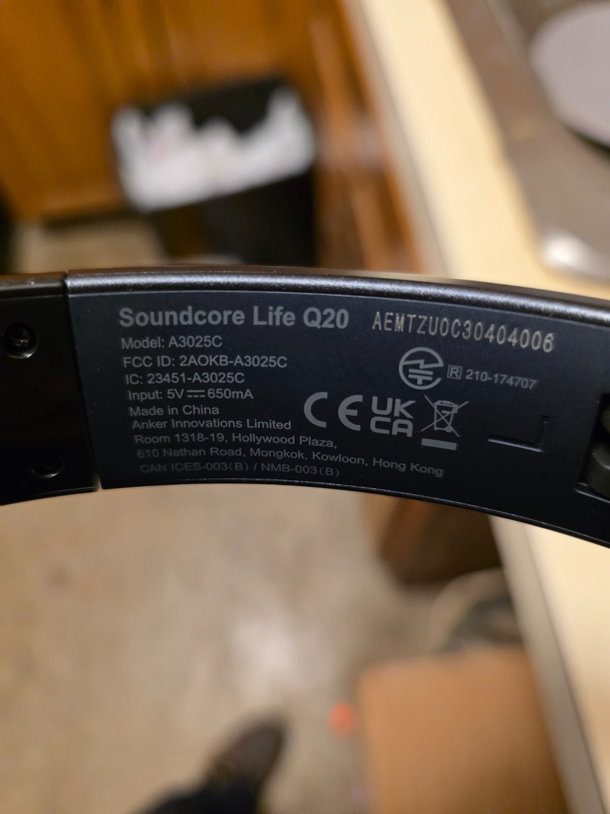 Soundcore Anker Life Q20 Hybrid Active Noise Cancelling Headphones, Wireless