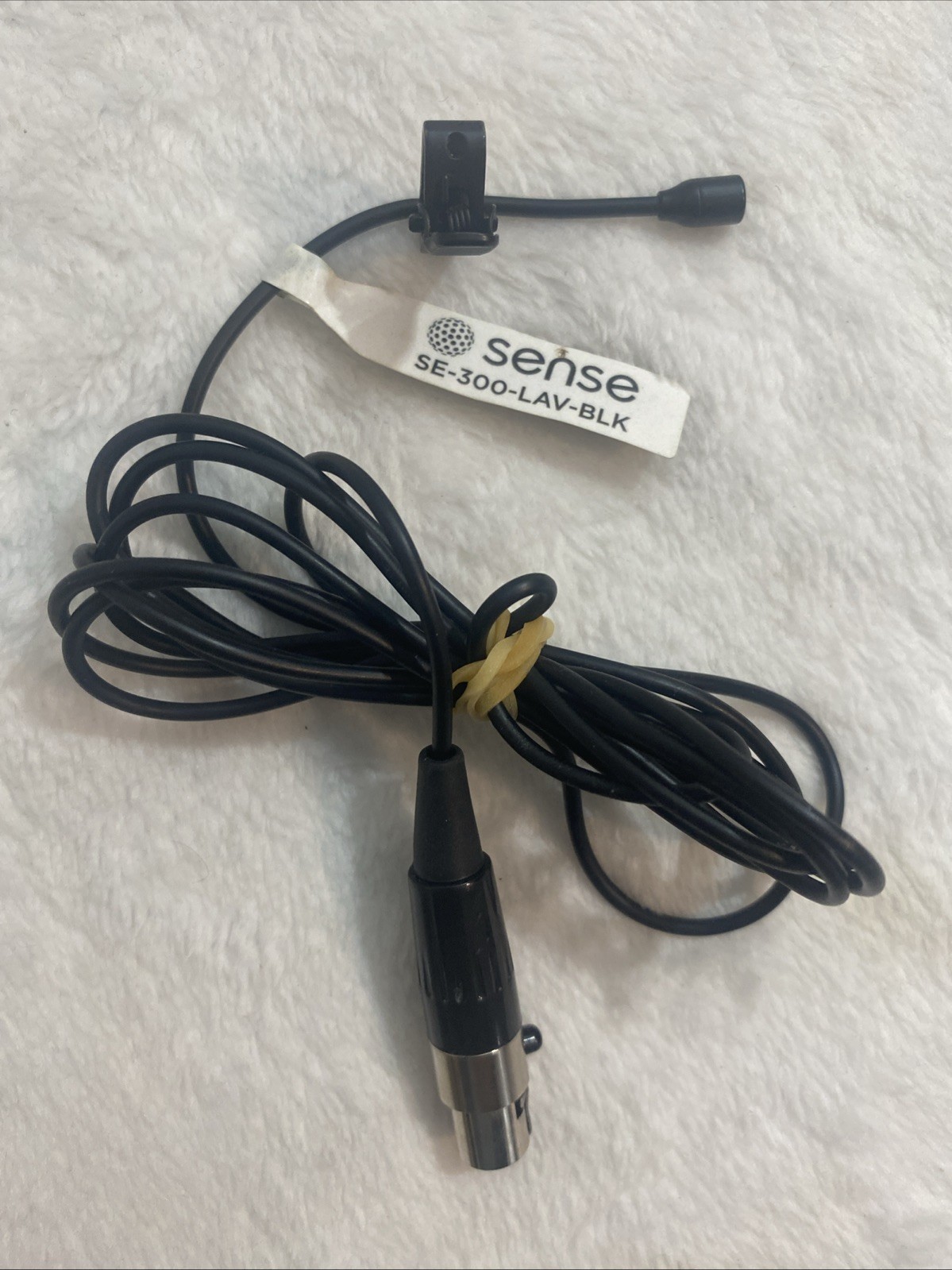 Sense Headset Microphone SE-300-LAV-BLK Single Ear Cilp 1.5M With SE-300-WT-BODY