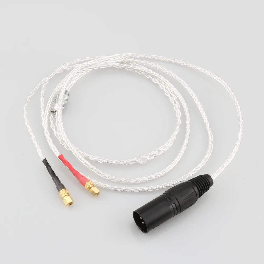 8Cores OCC Headphones Upgrade Cable Replaceme for Hifiman He-5 He-6 He-500 HE560