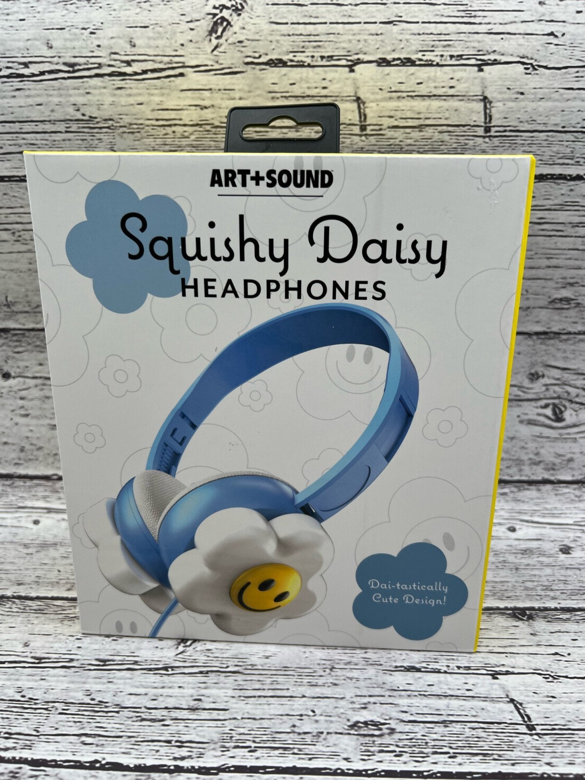 Art+Sound Headphone Earbud Lot Squishy Daisy Headphones Emoji Earbuds with Case