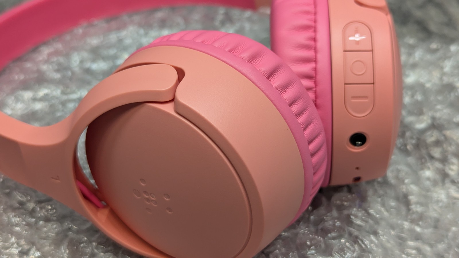 Belkin SoundForm Mini Kids Wireless BT Headphones Built-in Microphone Pink ?New