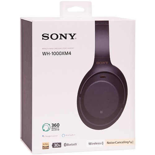 USED!! Sony WH-1000XM4 Wireless NoiseCanceling Over-Ear Headphones Black