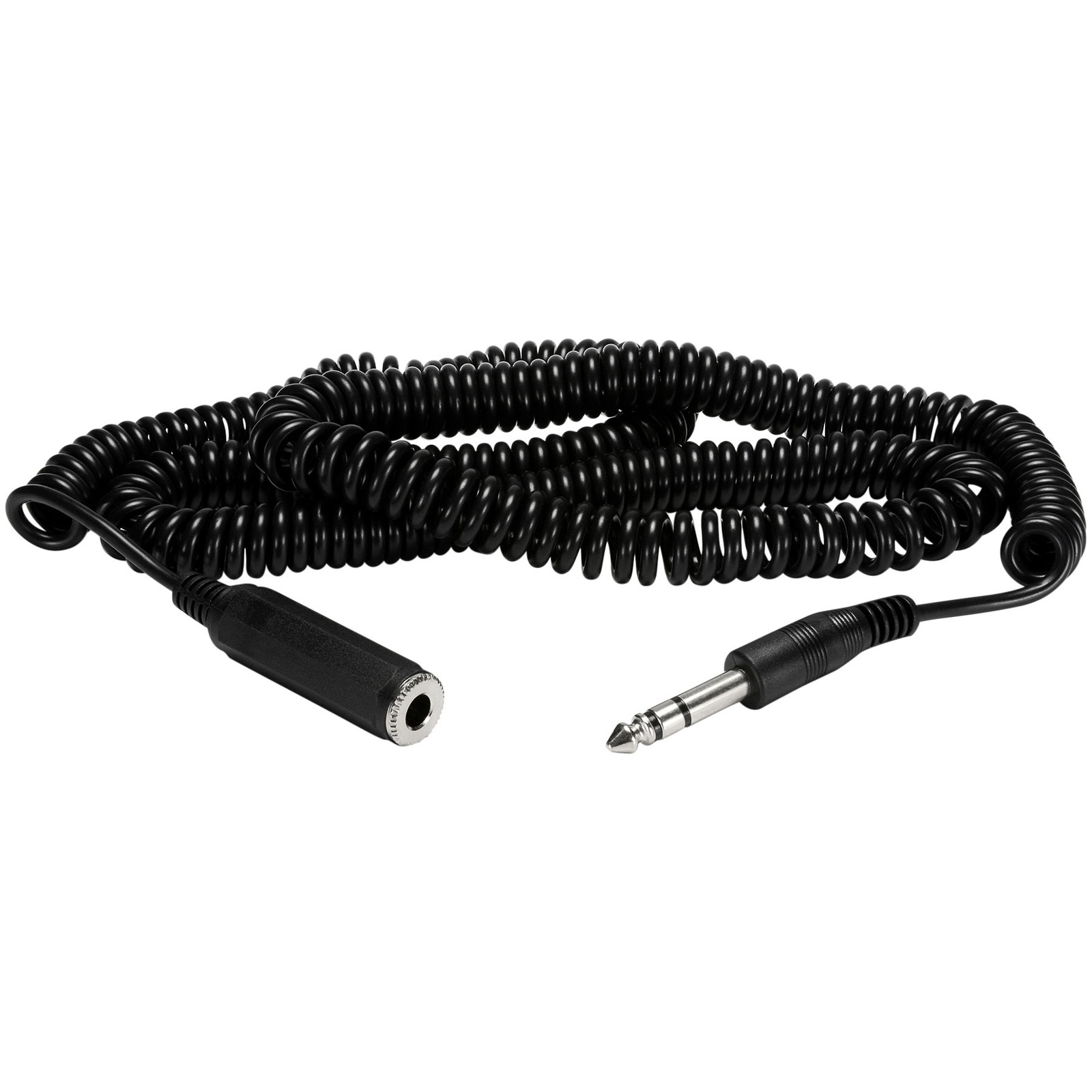 1/4″ Stereo Headphone Extension Cord 25 ft. Coiled