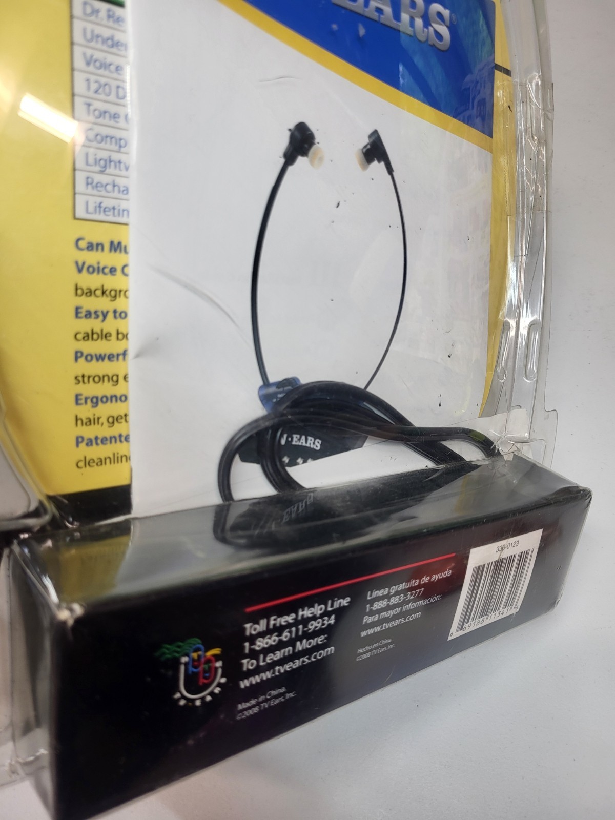 TV Ears 2.3 Mhz Clarity Wireless Headset System 330-0123 Rechargeable Battery