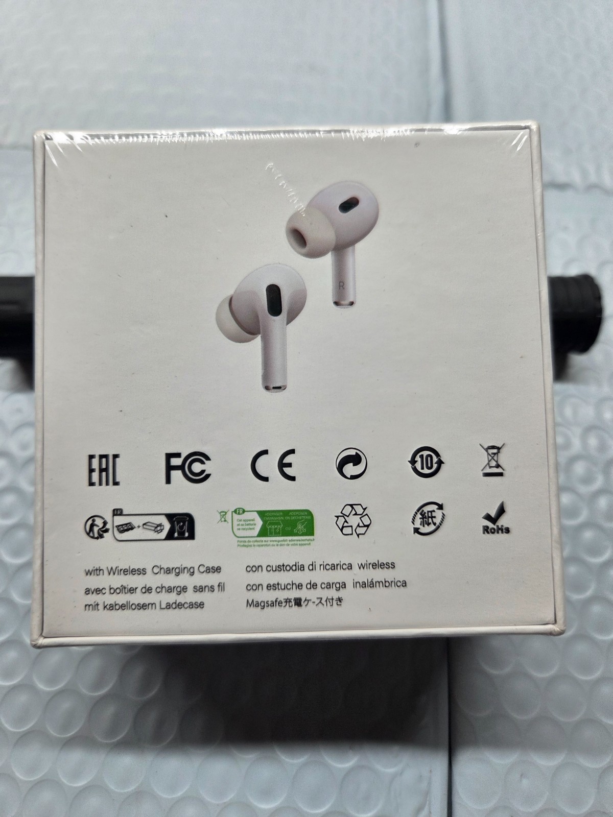 ANC/ENC Double Dark Noise Reduction Wireless Earbuds, Pro Touch Screen White-NEW