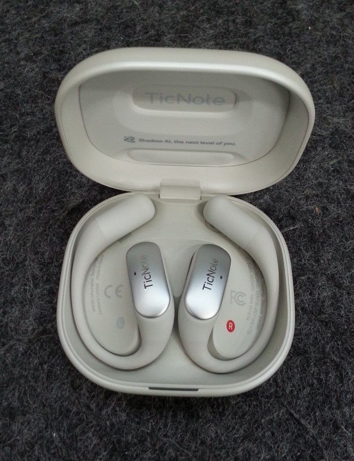 MOBVOI REOW25 TicNote Pods Wireless AI Voice Recording Earphones Pearl White