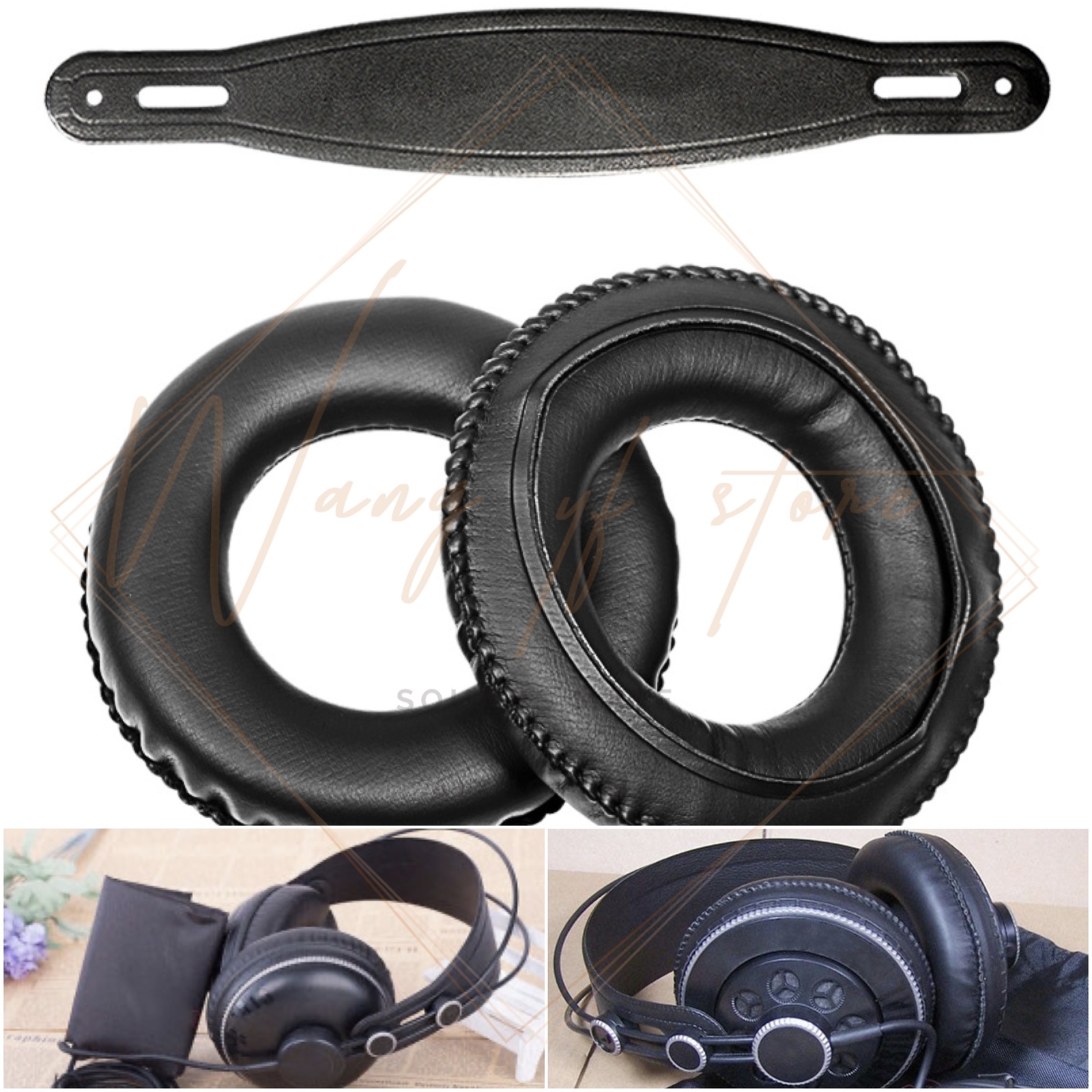 Ear Pads Cushions for Superlux HD 681B 681F 668B 662 662B 662F 669 Headphones