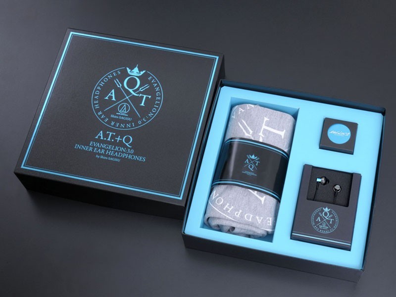 Evangelion A.T.EVA HQ-3.0 Audio Technica Box Set Shiro Sagisu Earphones NEW BNIB