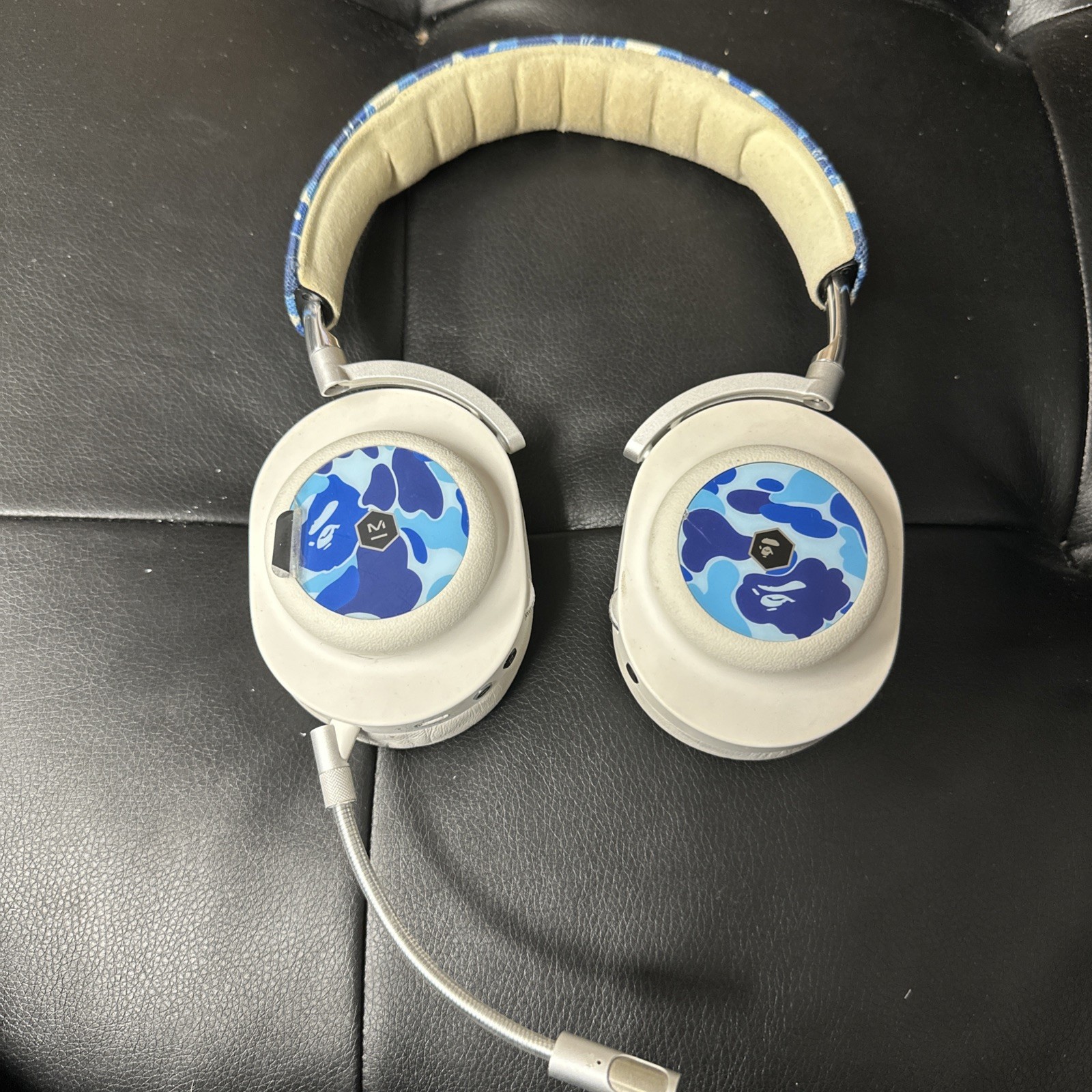 Bape Master & Dynamic MG20 Wireless Gaming Headphones Blue Camo