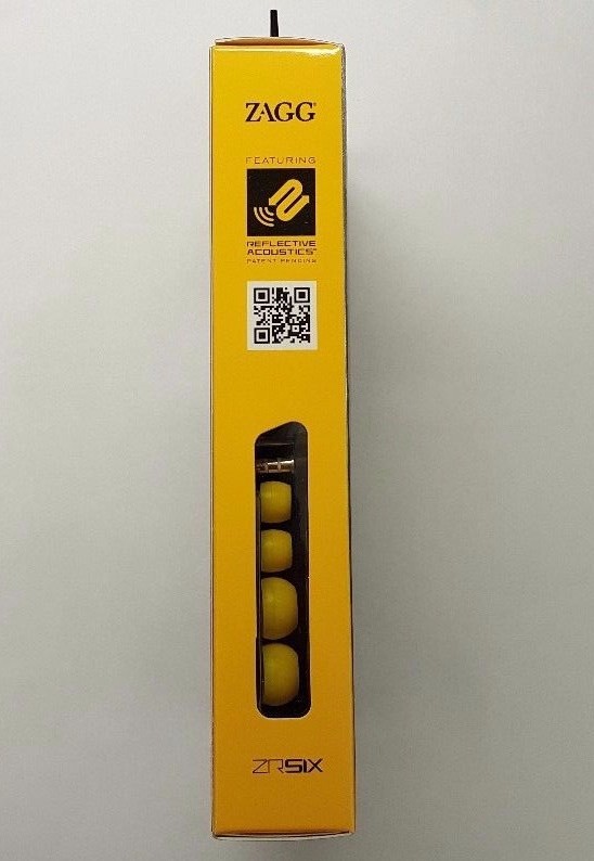 *LOWEST PRICE* Zagg ZR Six w/Mic + Remote – Yellow/Black 3.5mm