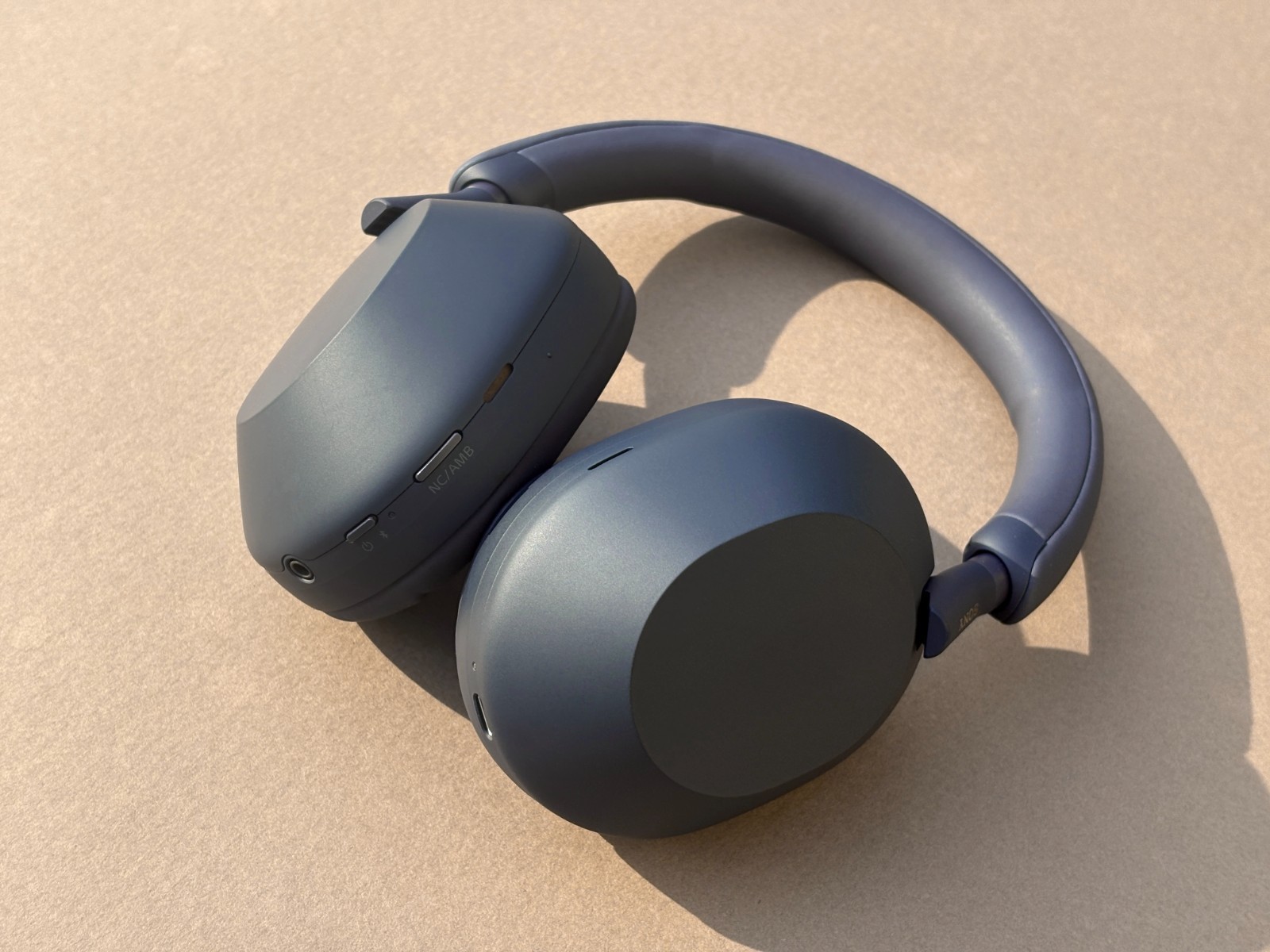 SONY WH-1000XM5 Wireless Noise Canceling Over Ear Headphones /w CASE – BLUE #VG