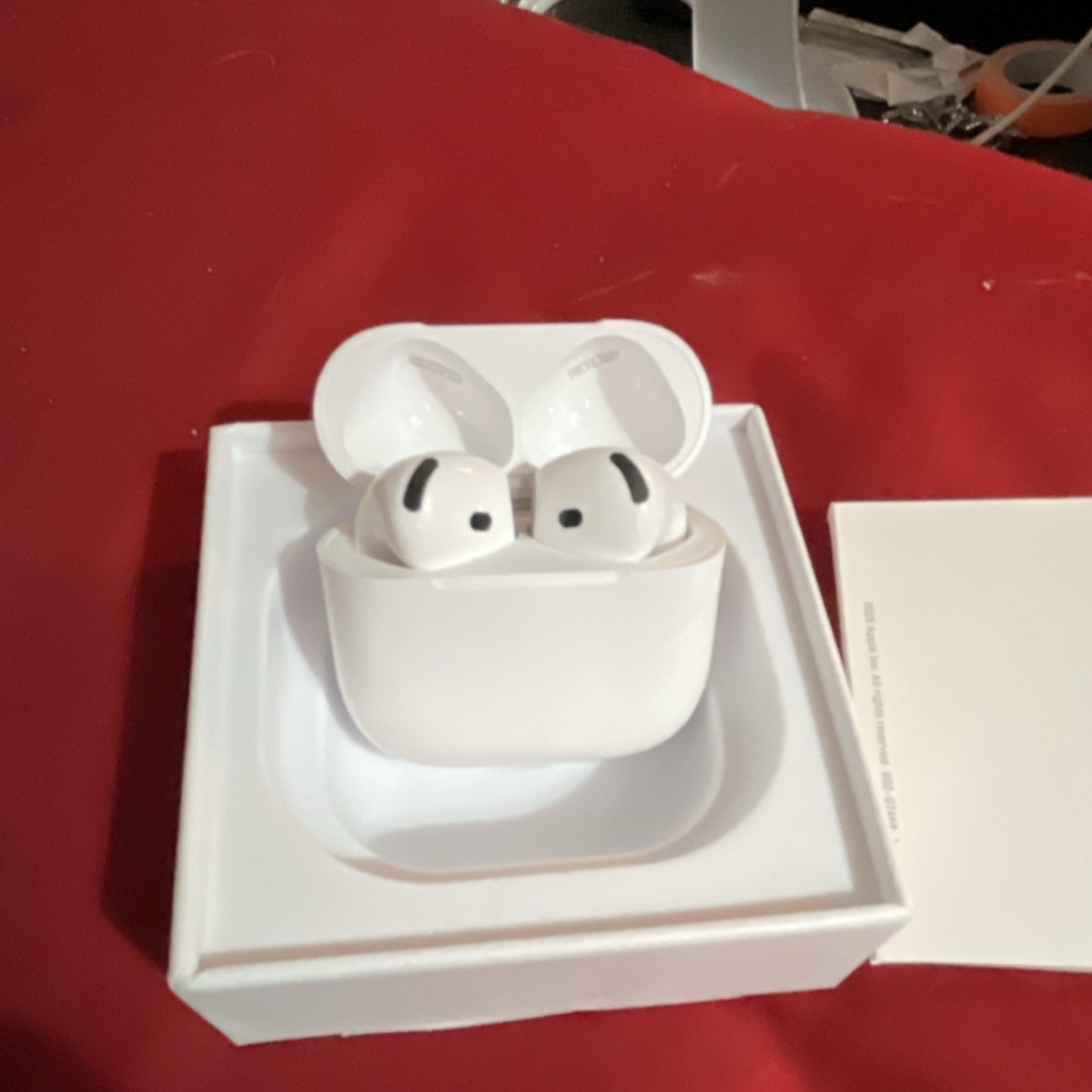 Apple AirPods 4 (ANC) Wireless Bluetooth In-Ear Earbuds White Noise Cancelling