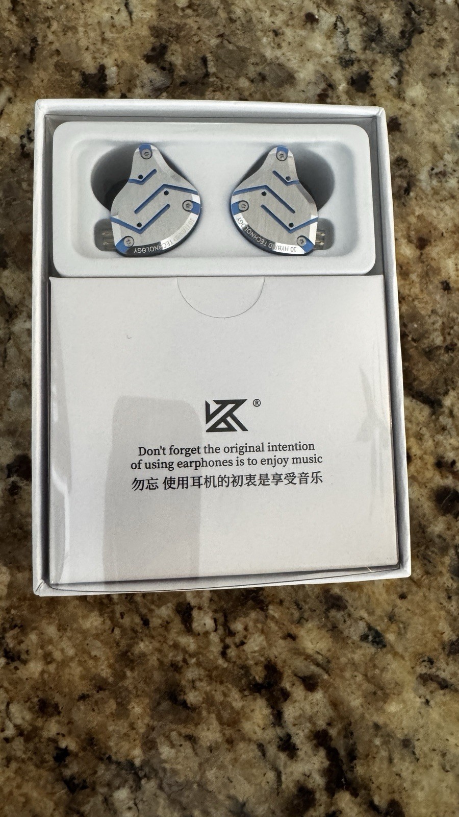 KZ ZS10 Pro, Linsoul 4BA+1DD 5 Driver in-Ear HiFi Earphones No Mic – OPEN BOX
