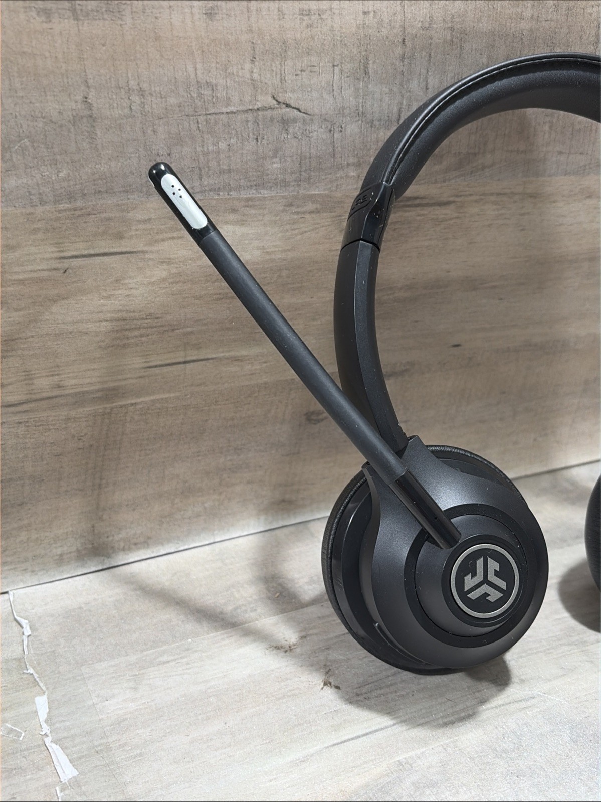 JLab Go Work Hybrid Bluetooth Wireless Headset – Black