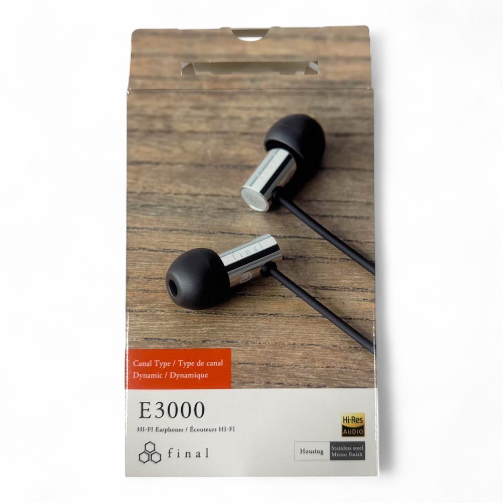 FINAL Audio E3000 In-Ear Earphones Earbuds Hi-Res Headphones IEM Monitors