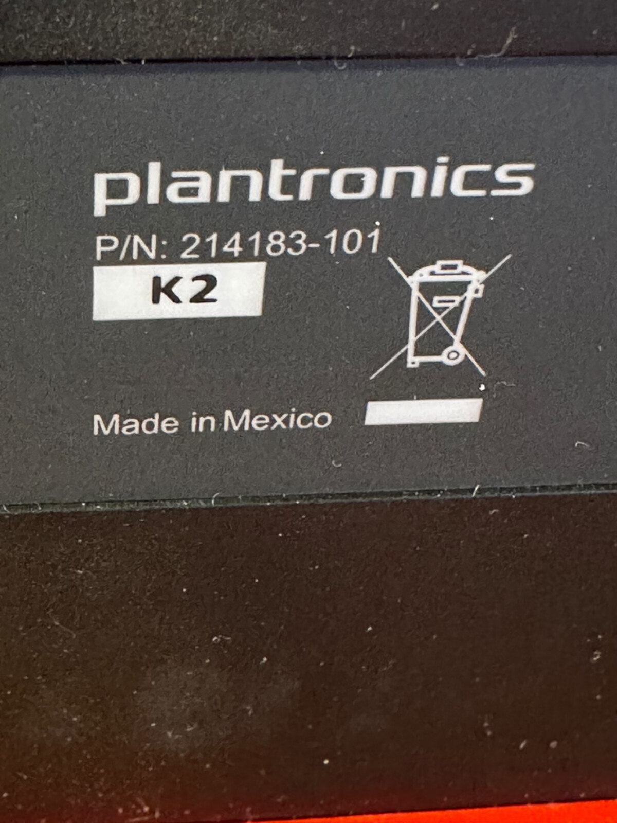 Plantronics B825 Over the Ear Headphones – Black no dongle open box