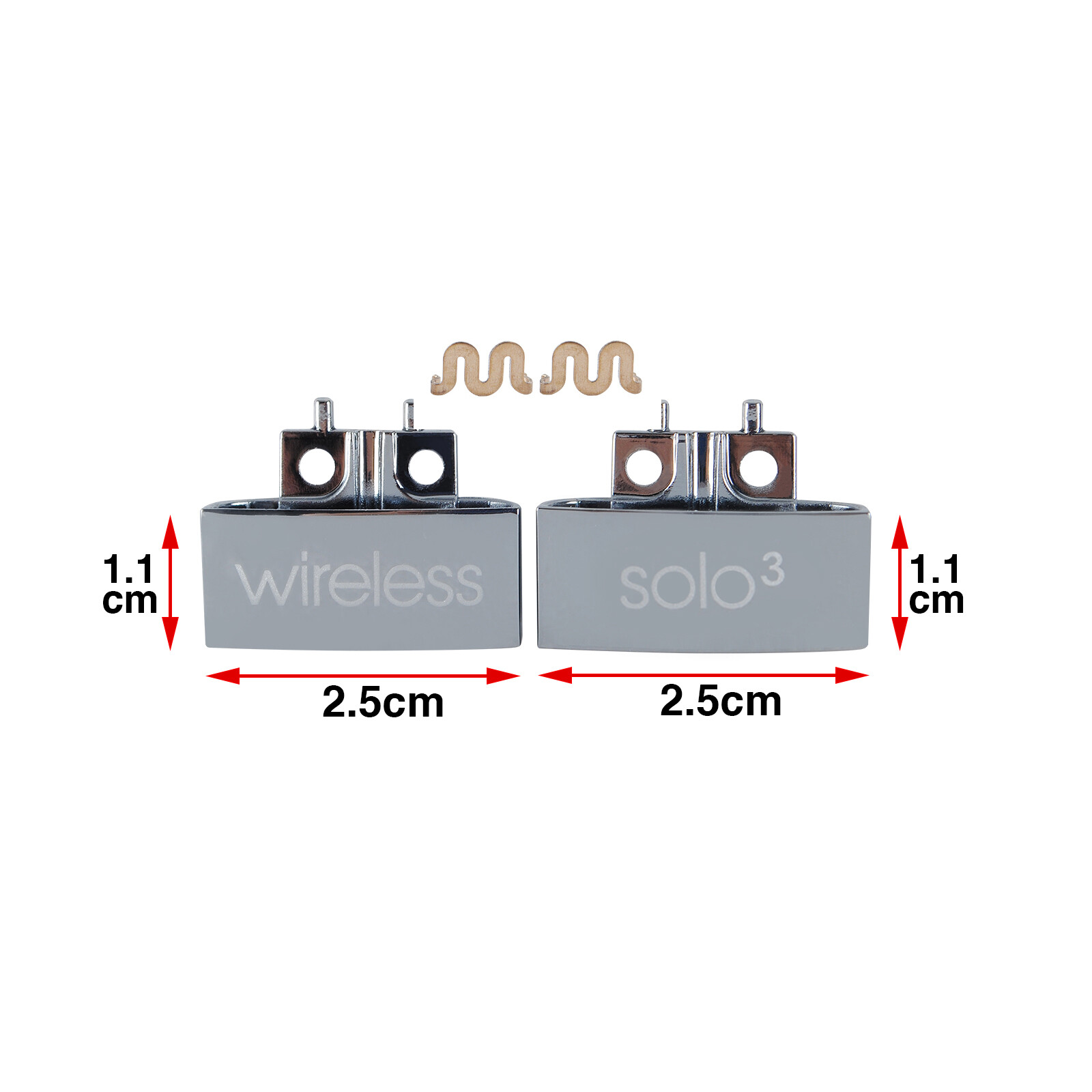 Genuine Replacement Metal Hinge Cover for Beats Solo3/Solo2 Wireless+Clip-1 Pair
