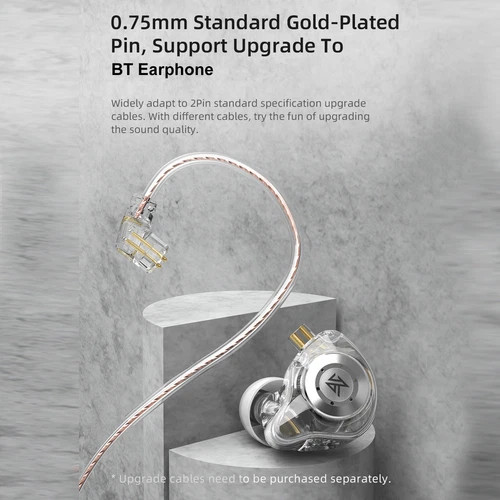 KZ EDX Pro in-Ear Stage Monitor Headphone Dual Magnetic Dynamic Earphones M5L6