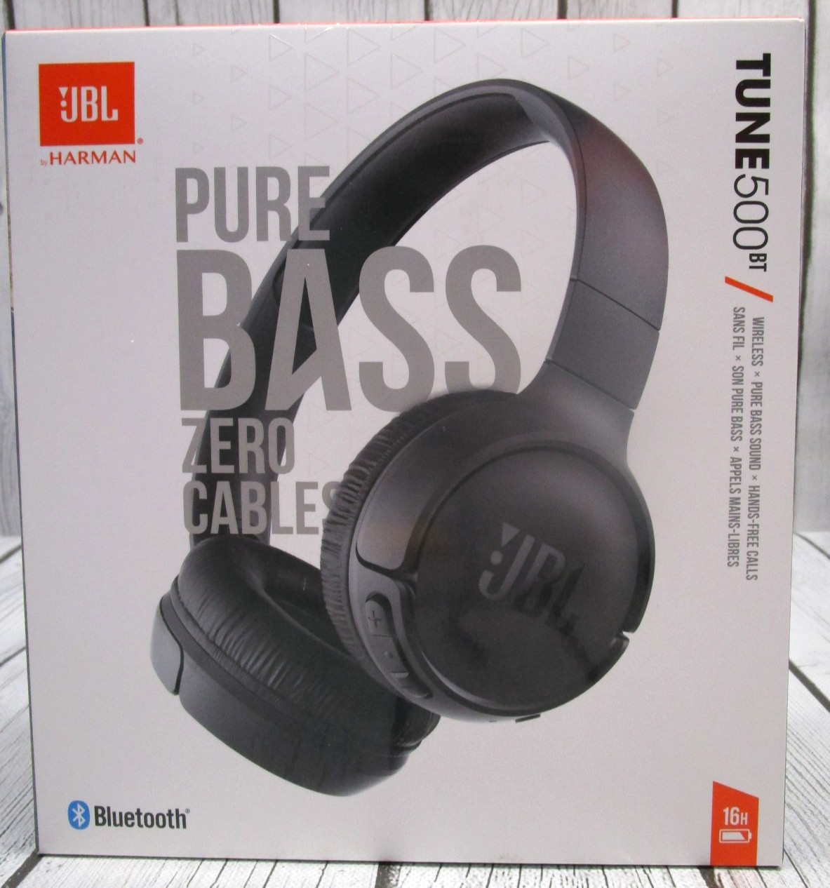 JBL TUNE 500BT Bluetooth Headband Over-Ear High-Quality Wireless Headphones NEW