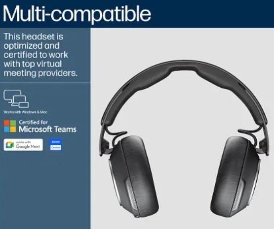 Poly Voyager Surround 80 UC Microsoft Teams Certified USB-C Headset (8H2G3AA)