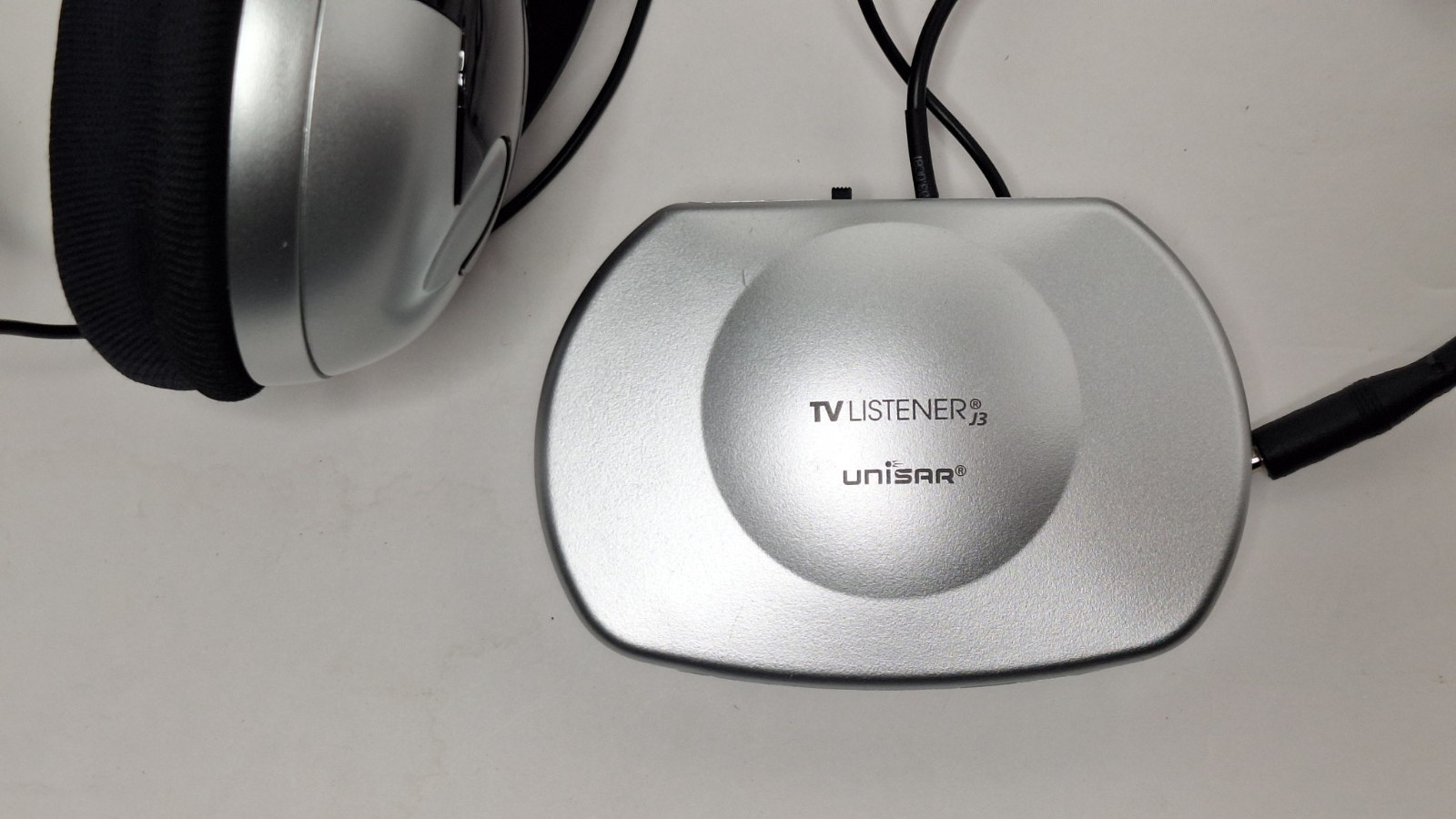 Unisar TV Listener J3 TV920 Headband Wireless Headphones NO Power Cord