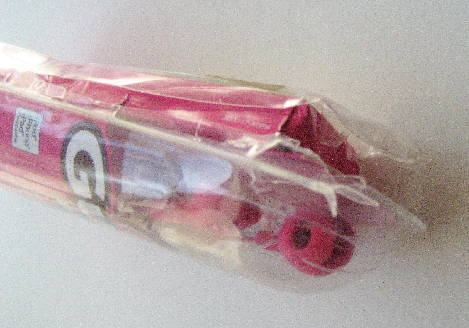 JVC Gumy Plus Peach Pink Wired Headphones 3.5mm Jack and Earpieces (HA-FX5-P)