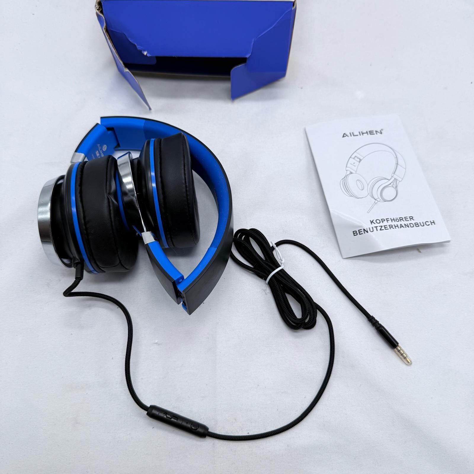 AILIHEN C8 Headphones Wired, On-Ear Headphones with Microphone and Volume Con…