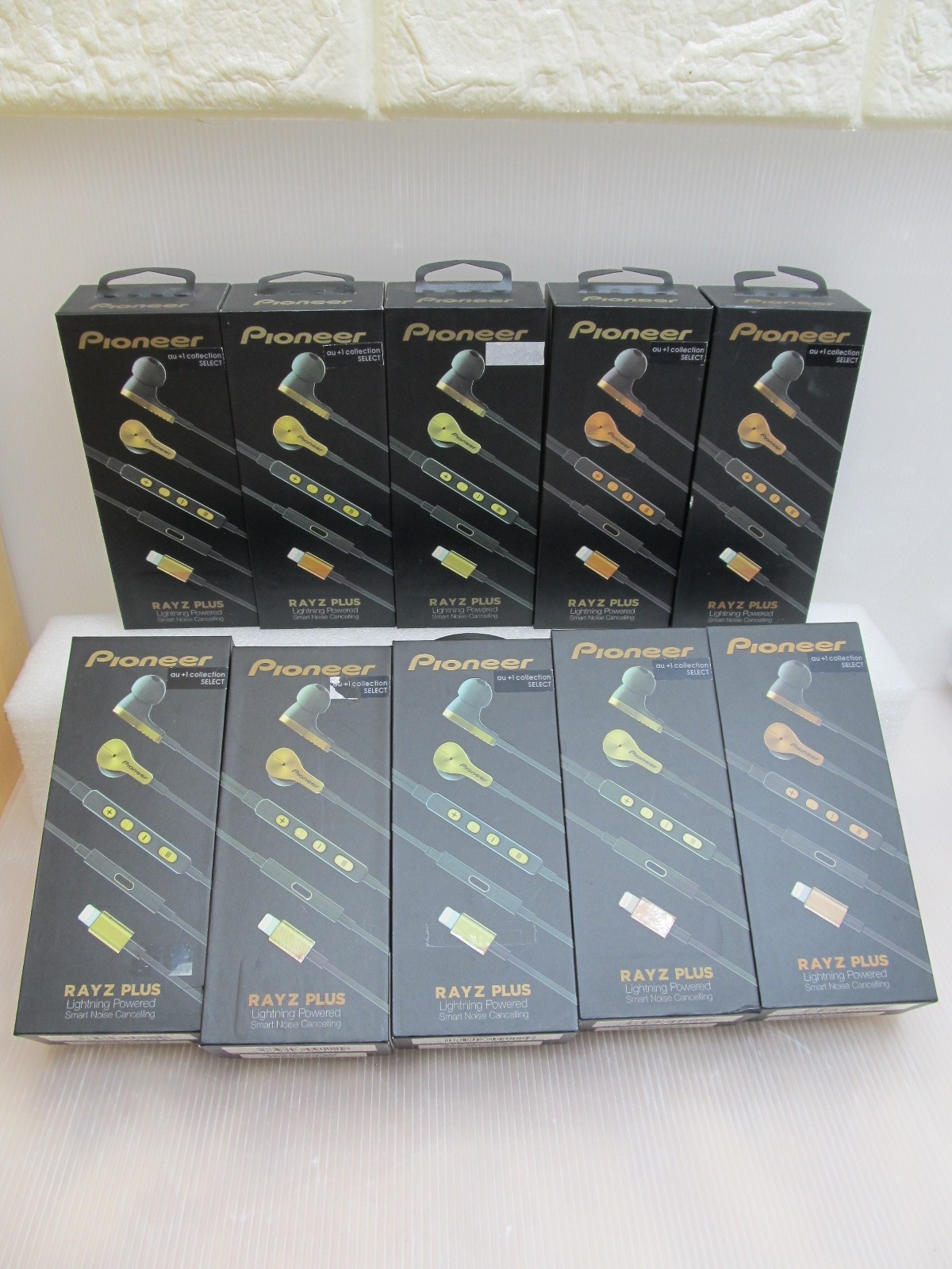 NEW| Pioneer Rayz Plus SE-LTC5R-T Lightning-Powered Noise Canceling Earphone BRZ
