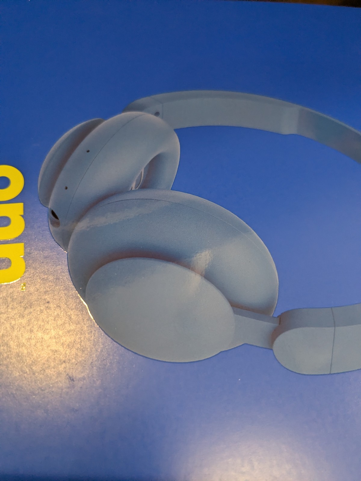 Groove ONN Over Ear Noise Canceling Wireless Bluetooth Headphones Blue – New