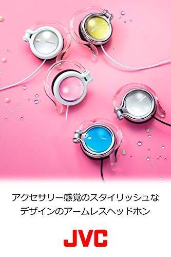 JVC HP-AL102-B Onyx Black Earhook Headphones Open-Air Clip-on Retro Style Japan