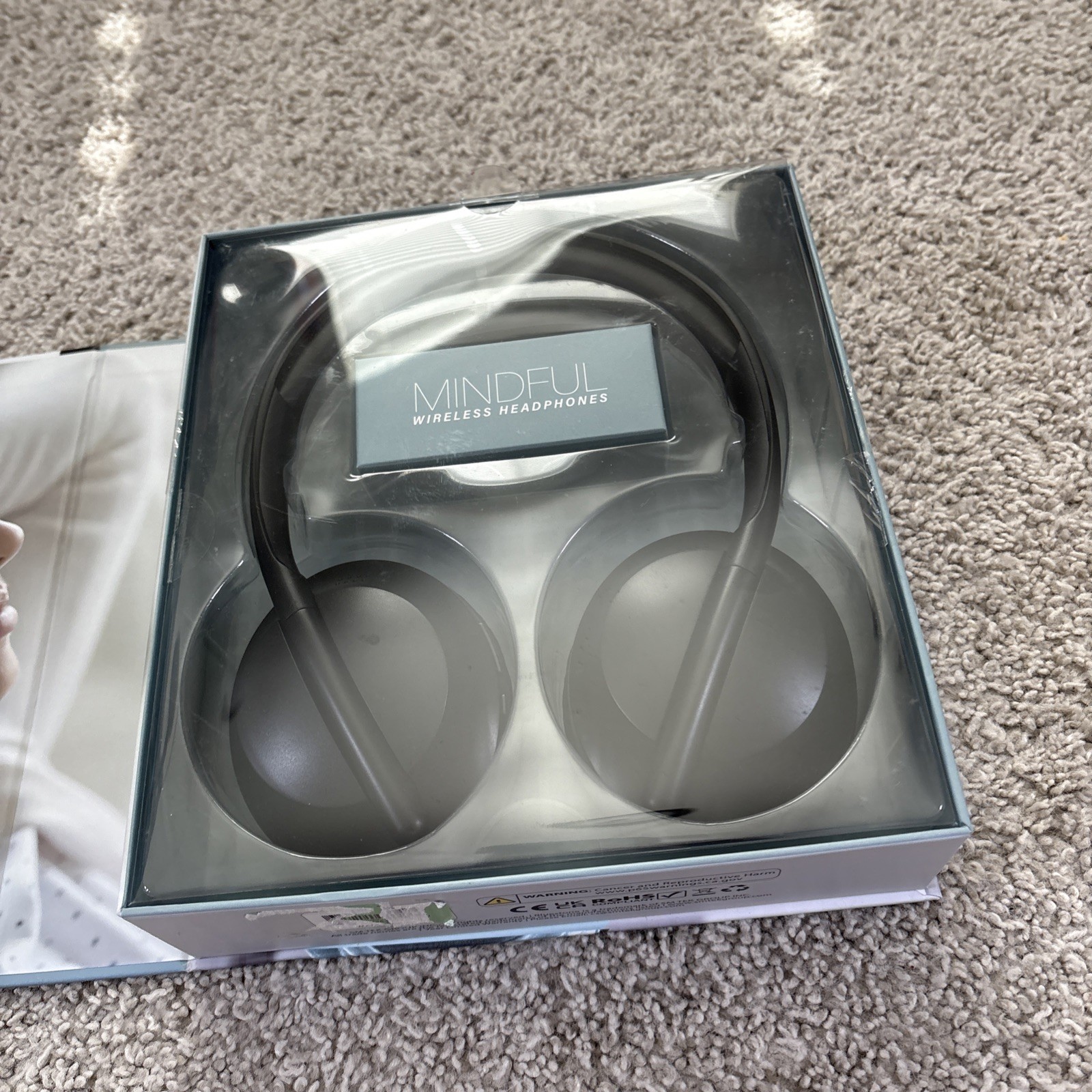 Bluestone Mindful Wireless Bluetooth Over Ear Headphones Black New In Box