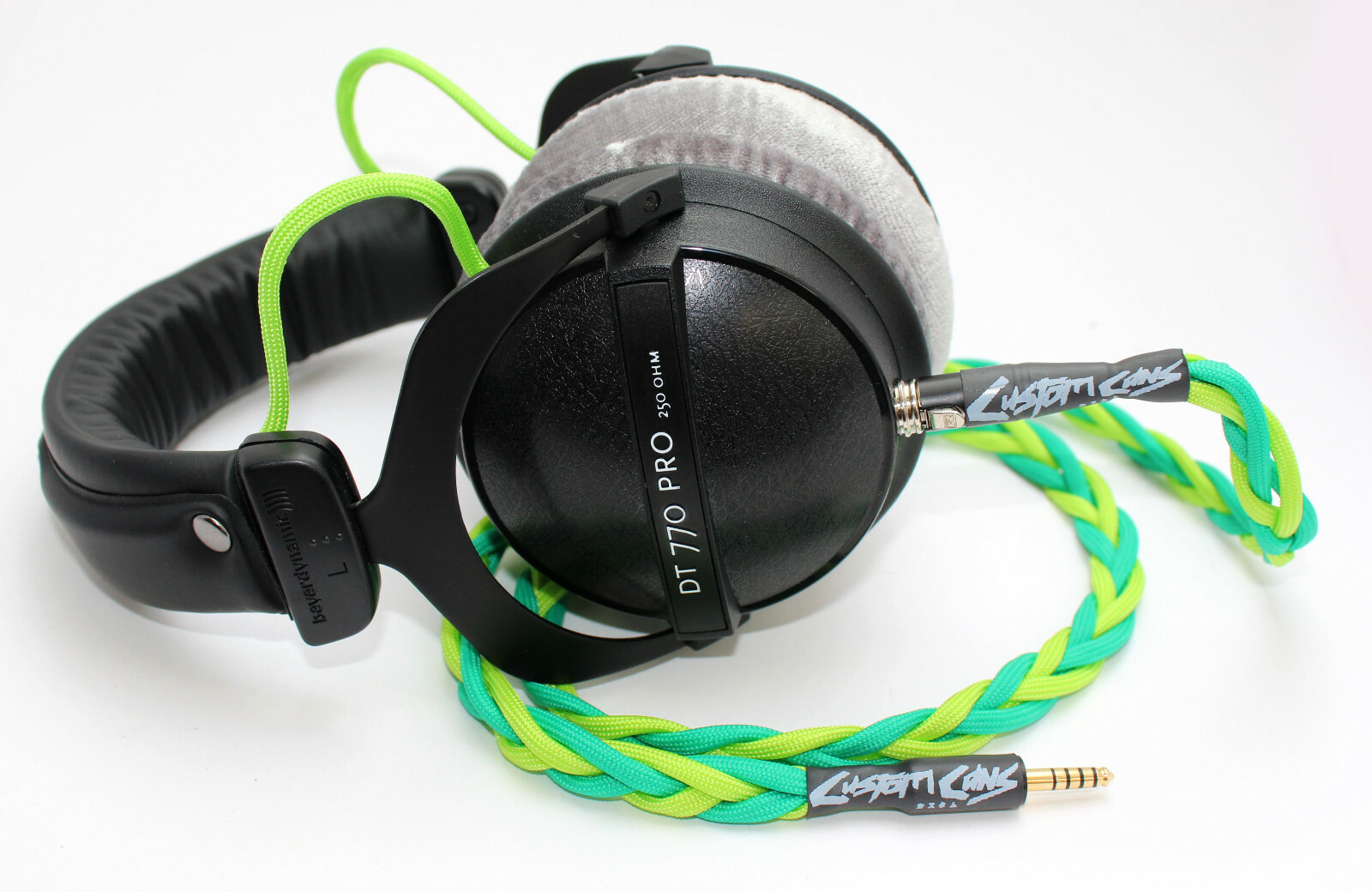 Uber Beyerdynamic DT770 with detachable balanced litz cable & modded drivers 80Ω