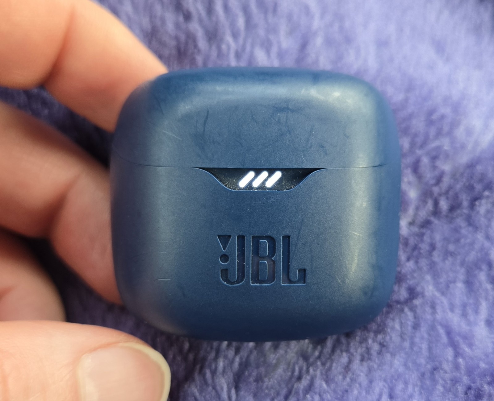JBL Tune Flex Wireless Bluetooth Earbuds Used Blue #1