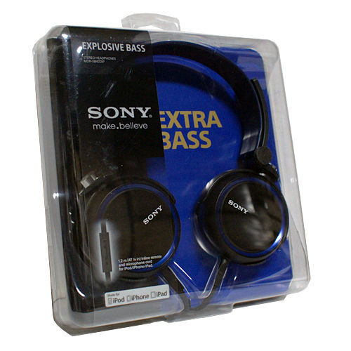 MDRXB400IP BRAND NEW Sony MDR-XB400IP 30mm Extra Bass Headphones iPod/iPhone