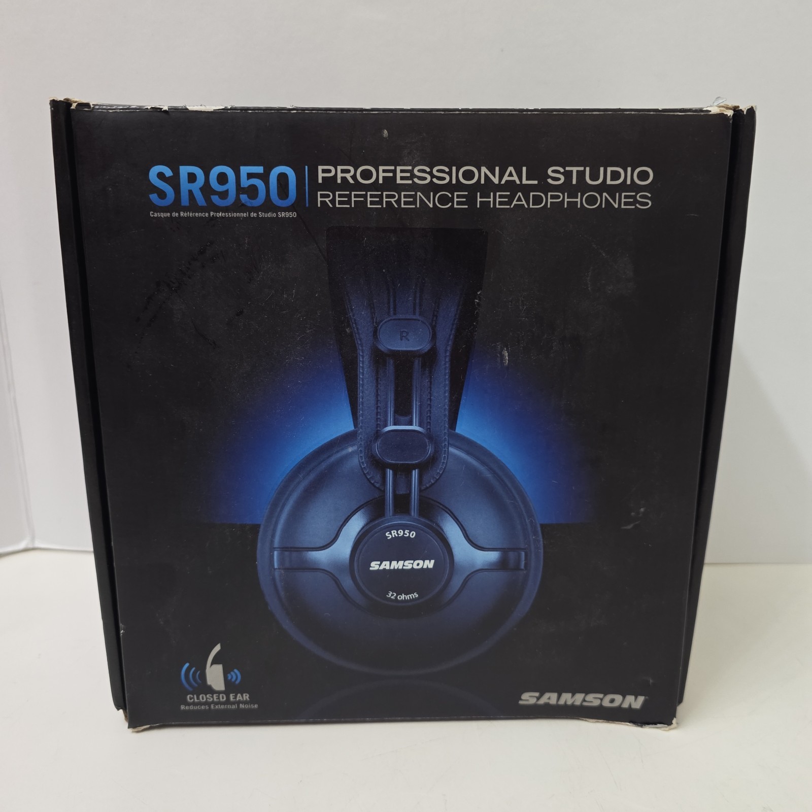 Samson SR950 Professional Studio Reference Headphones Wired Over Ear 50mm Driver
