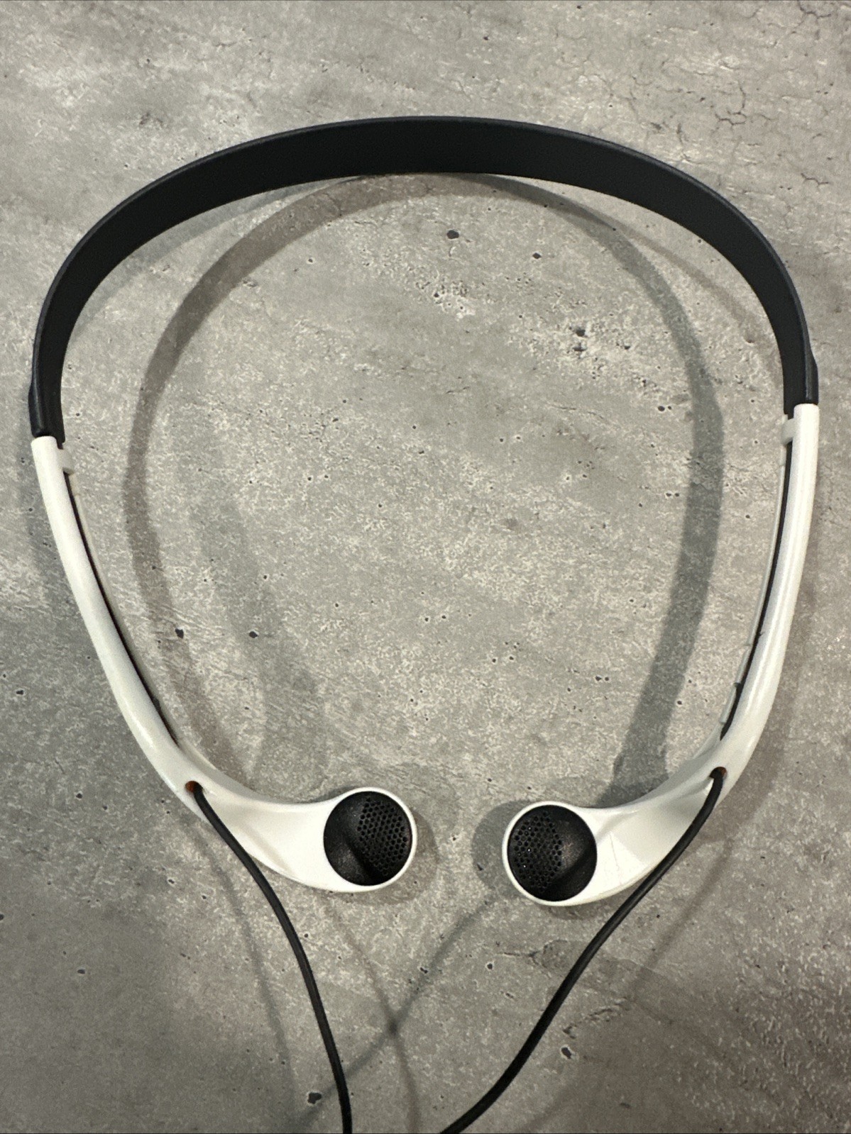 Sony Sports Walkman Headphones MDR-W014 White Orange In-Ear 3.5mm Jack WORKS