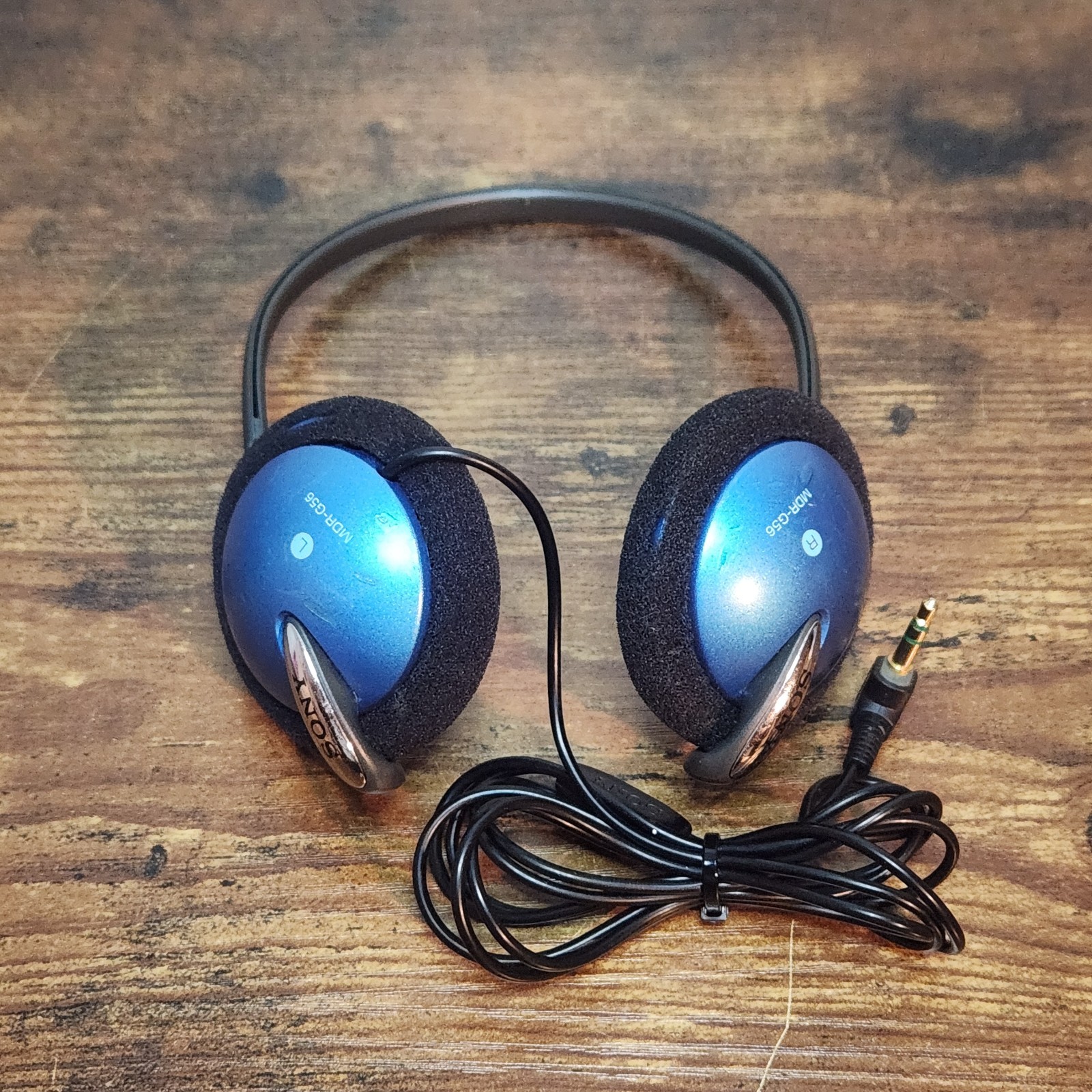 Sony MDR‑G56 Behind‑the‑Neck Street Style Headphones – Retro – Tested/Working