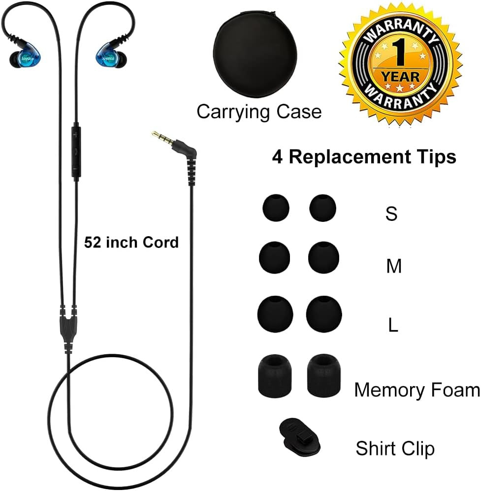 Wired over Ear Earbuds for Kids Women Small Ears, Sport In-Ear Headphones Earhoo