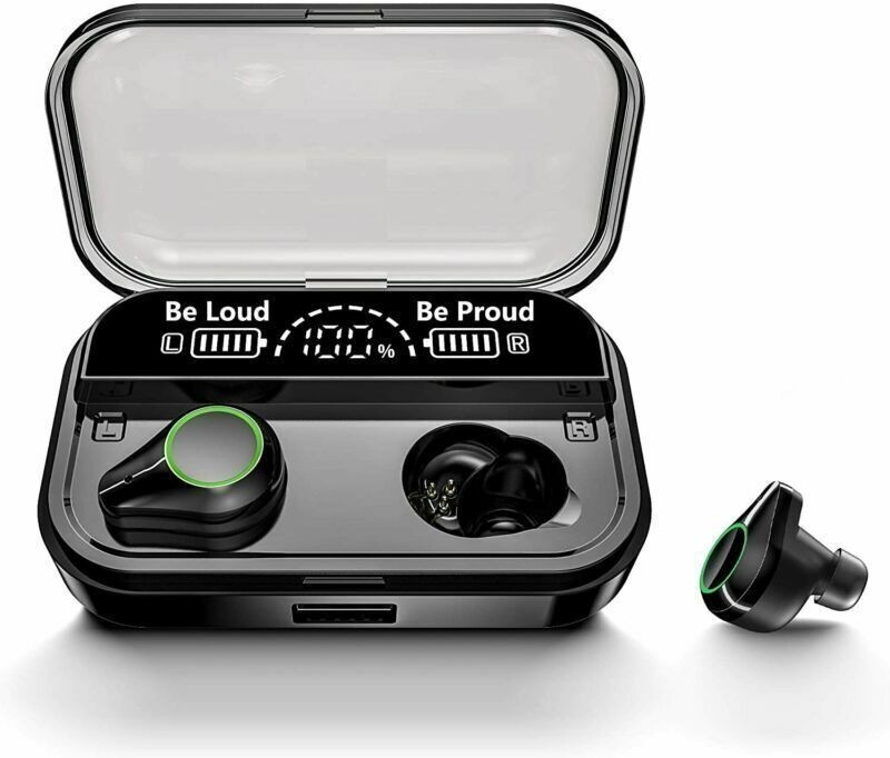 Bluetooth Earphone Wireless Earbuds Headphones Headset for iPhone Cell Phone