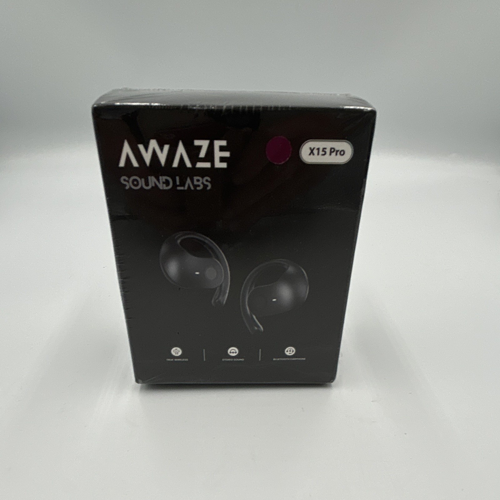 AWAZE SOUND LABS X15 Pro Bluetooth True Wireless In-Ear Earbuds Black 10mm