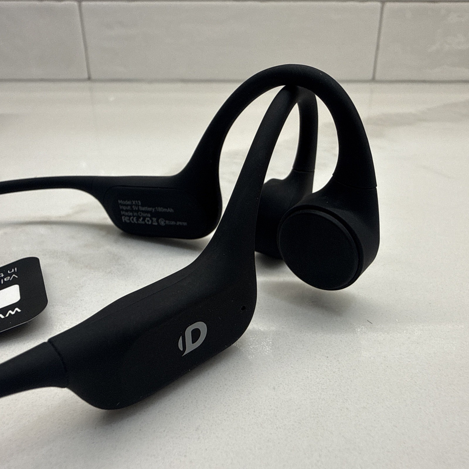 Demicea Black Bone Conduction Waterproof Headphones Model X13 – Fast Shipping