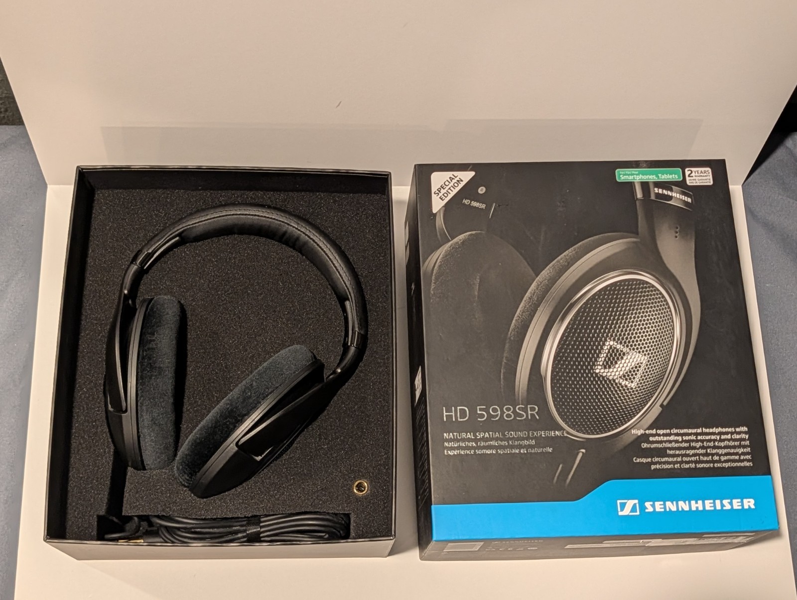 Sennheiser HD 598SR Open-Back Headphones – MINT – USA SELLER